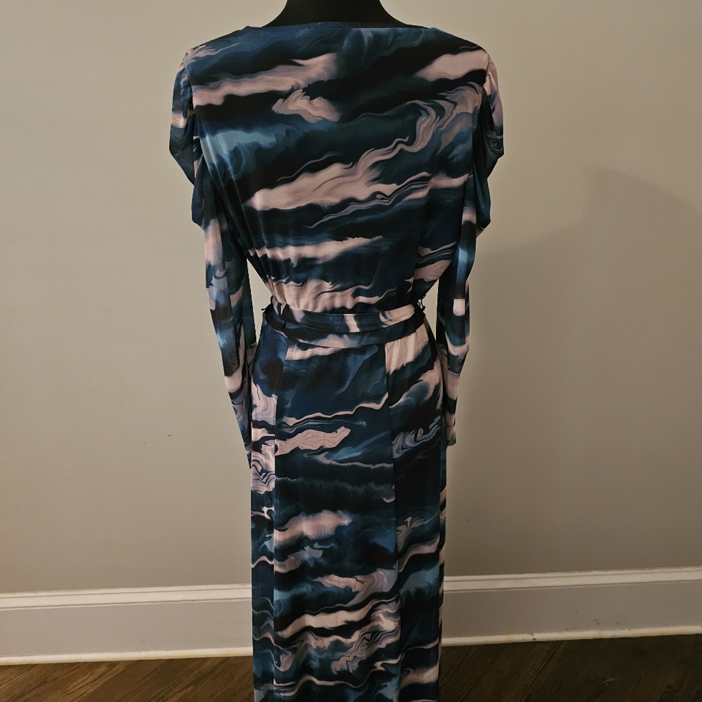 Anne Klein Paint Swirl Dress - Picture 3 of 9